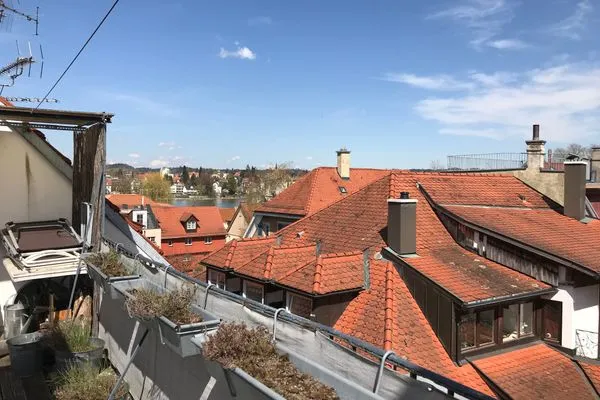 Multi-Fewo-Haus Felsgässele Ferienwohnung Altes Haus 4 Lindau Insel - Dachterrasse