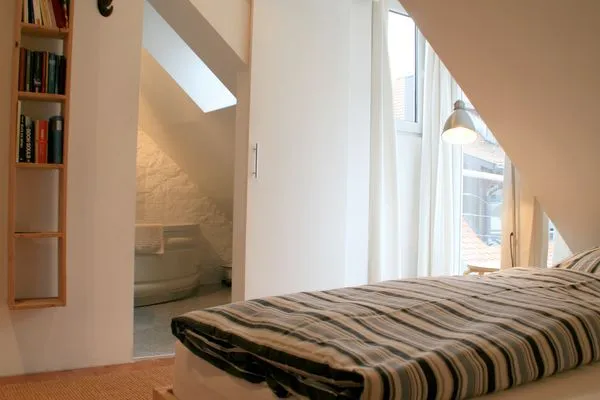 Multi-Fewo-Haus Felsgässele Ferienwohnung Altes Haus 4 Lindau Insel - Schlafzimmer 2 - Doppelbett