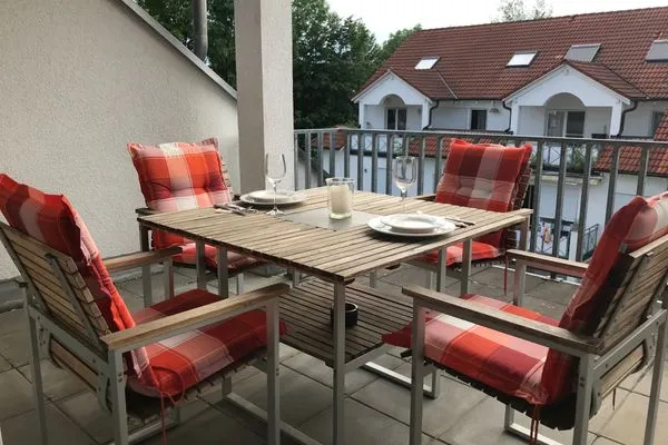  Ferienwohnung am Hopfengarten Lindau und Umgebung - Balkon