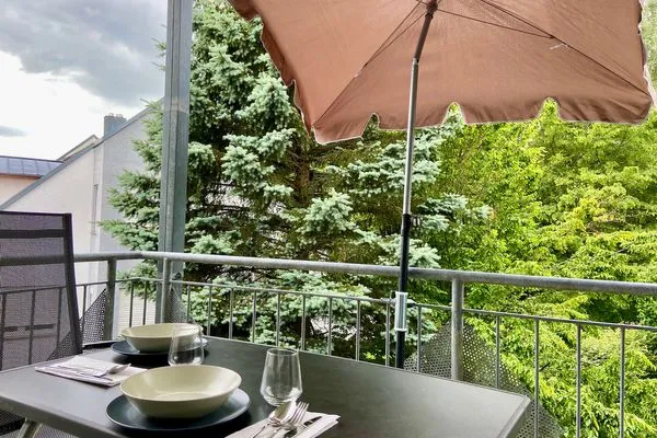  Ferienwohnung Am Nonnenbach Kressbronn - Balkon