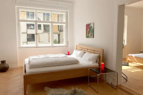  Ferienwohnung am Segelhafen Lindau Insel - Schlafzimmer 1