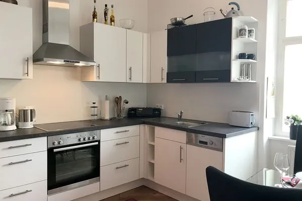  Ferienwohnung am Segelhafen Lindau Insel - Küche