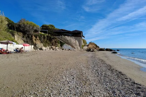 Prassoudi Beach  Pantokratora's