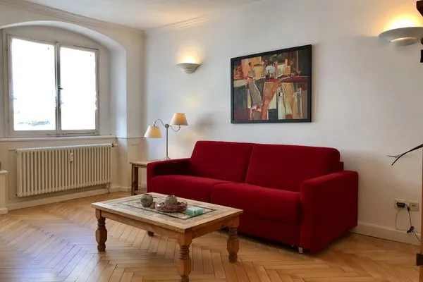 Multi-Fewo-Haus Auf dem Wall Ferienwohnung Am Stadtpark Lindau Insel - Wohnbereich