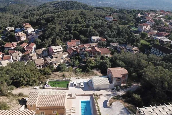 Bird's eye view  Villa Korfiatissa