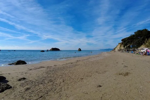 Prassoudi Beach  Villa Korfiatissa