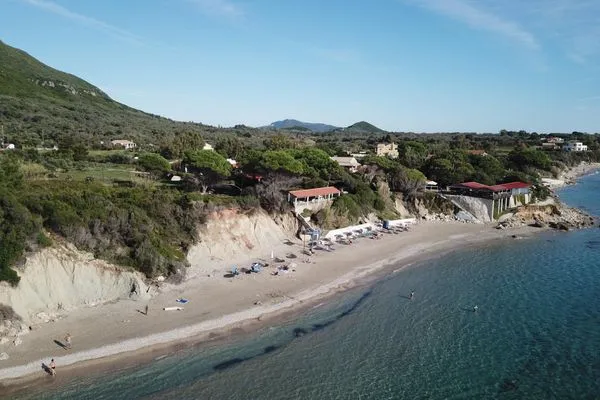 Prassoudi Beach  Villa Korfiatissa