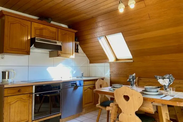  Ferienwohnung Blumenoase Lindau und Umgebung - Küche