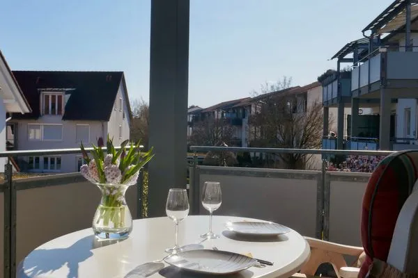 Ferienwohnung Bodenseele Langenargen - Balkon