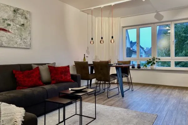  Ferienwohnung Fischerstrasse Langenargen - Wohnbereich