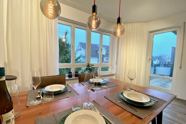  Ferienwohnung Fischerstrasse Langenargen - Essbereich