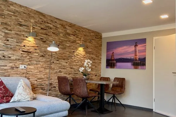  Terrassenwohnung Garten-Oase Lindau und Umgebung - Essbereich