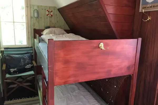  Ferienhaus am See Wasserburg - Schlafzimmer 4  - Etagenbett