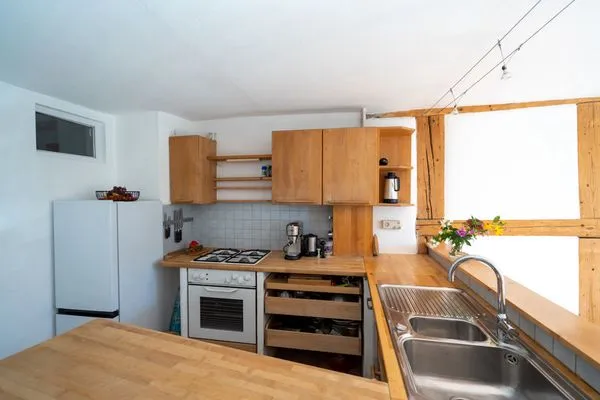  Ferienwohnung Idylle am See Lindau Insel - Küche