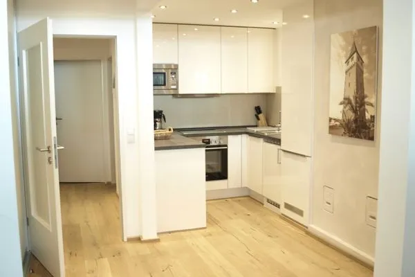  Ferienwohnung Insel-Ambiente Lindau Insel - Küche