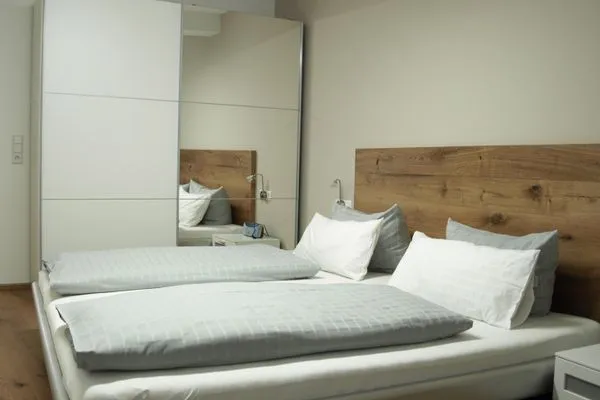  Ferienwohnung Insel-Ambiente Lindau Insel - Schlafzimmer 2 - Doppelbett