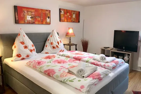  Ferienwohnung Luna Lindau Insel - Schlafzimmer 2 - Doppelbett