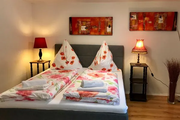  Ferienwohnung Luna Lindau Insel - Schlafzimmer 2 - Doppelbett