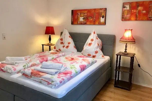  Ferienwohnung Luna Lindau Insel - Schlafzimmer 2 - Doppelbett