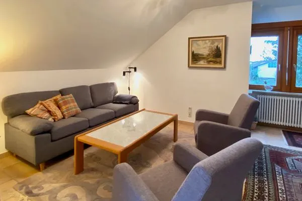  Ferienwohnung Panorama pur Lindau und Umgebung - Wohnbereich