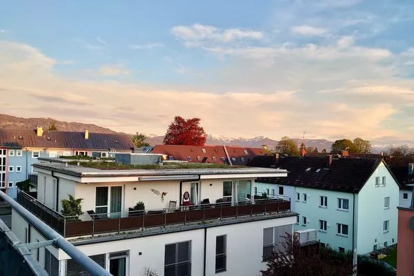  Ferienwohnung Riva Lindau und Umgebung - Aussicht Bergpanorama