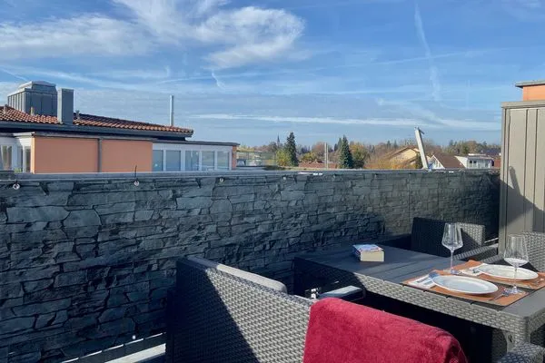  Ferienwohnung Riva Lindau und Umgebung - Dachterrasse