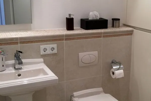 Ferienhaus Seestrasse Ferienwohnung Seeblick Nonnenhorn - Badezimmer 1