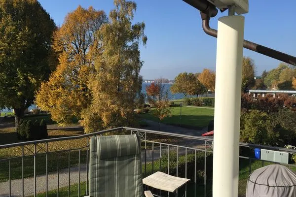 Ferienhaus Seestrasse Ferienwohnung Seeblick Nonnenhorn - Aussicht