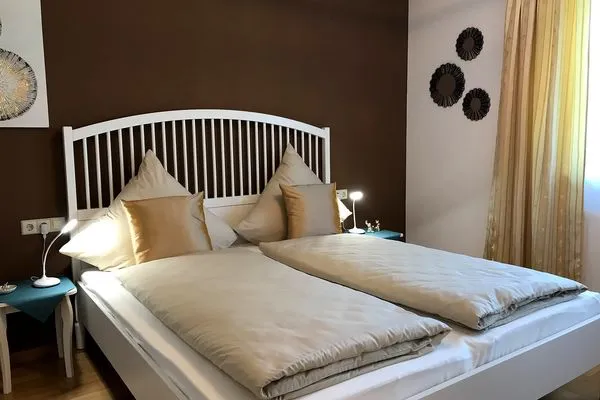 Ferienwohnung Seeglück Lindau und Umgebung - Schlafzimmer 2 - Doppelbett