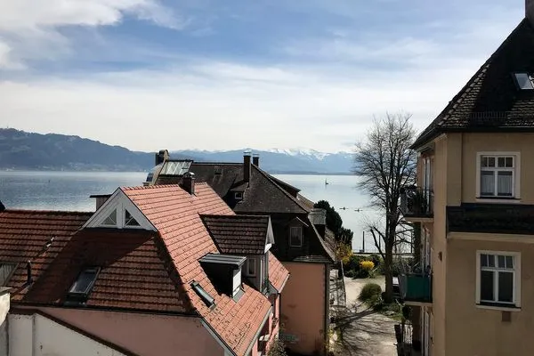 Ferienwohnung Seesicht Lindau Insel - Blick auf den Bodensee
