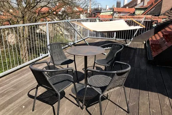 Ferienwohnung Seesicht Lindau Insel - Terrasse