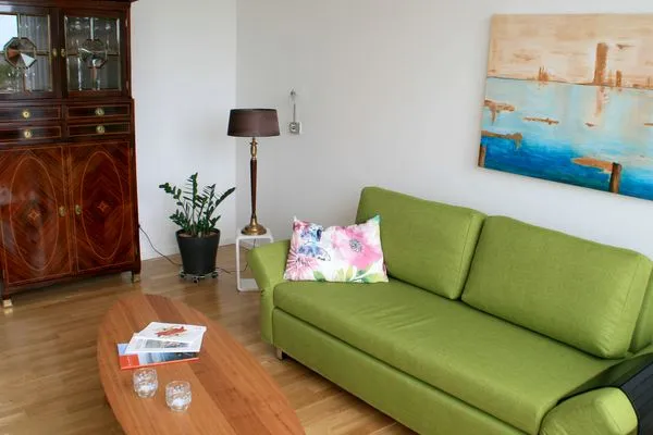 Multi-FeWo Haus Zeppelinstraße Ferienwohnung Urlaubsglück Lindau Insel - Wohnbereich