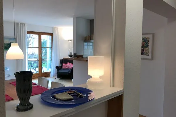  Ferienwohnung Im schönen Dorf Lindau und Umgebung - Essbereich im Wohnzimmer