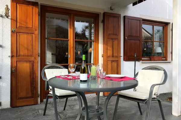  Ferienwohnung Im schönen Dorf Lindau und Umgebung - Terrasse