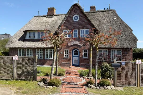 Hauptansicht Ferienhaus Hafis in Nebel auf Amrum  Friesenhof, Hs. Hafis, Whg. 9