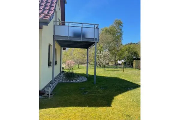 Hausansicht  Wohnung Manu