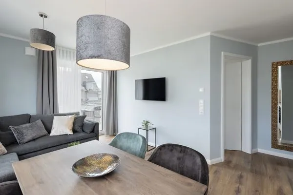 Wohnzimmer Sturmfrei Ferienwohnung "Suite 5"