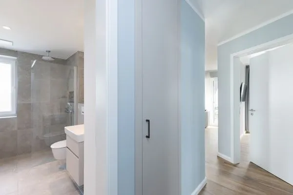 Badezimmer Sturmfrei Ferienwohnung "Suite 5"