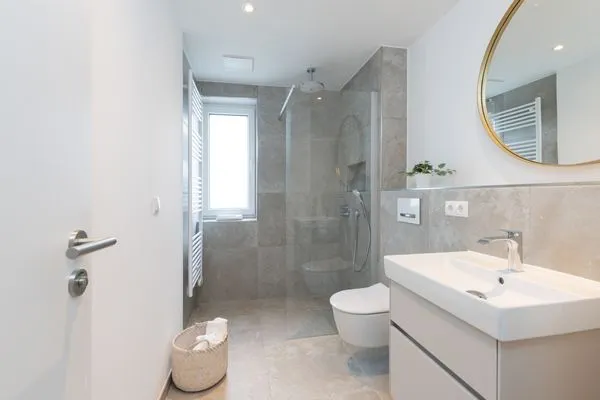 Badezimmer Sturmfrei Ferienwohnung "Suite 5"