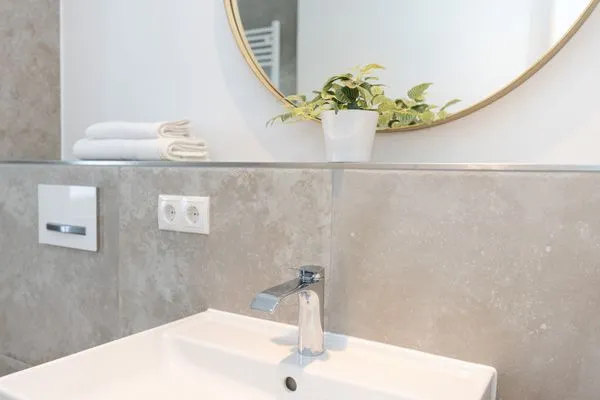 Badezimmer Sturmfrei Ferienwohnung "Suite 5"