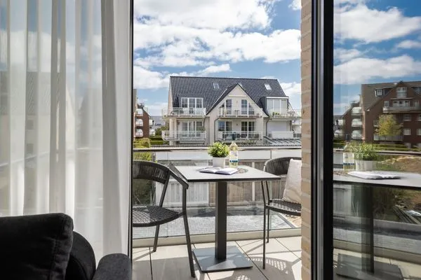 Balkon Sturmfrei Ferienwohnung "Suite 5"