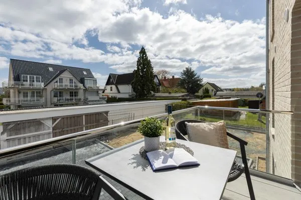 Balkon Sturmfrei Ferienwohnung "Suite 5"
