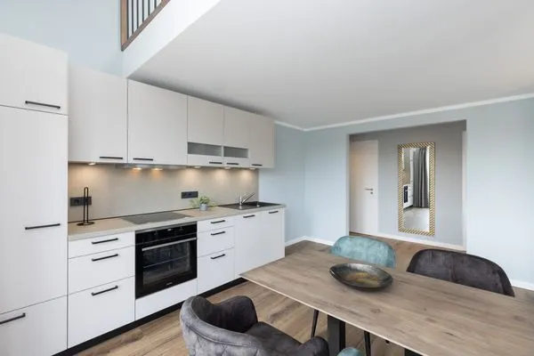 Küche / Küchenzeile Sturmfrei Ferienwohnung "Galerie 1"