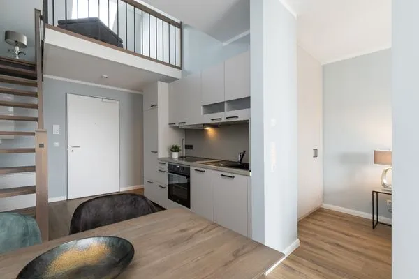 Küche / Küchenzeile Sturmfrei Ferienwohnung "Galerie 2"