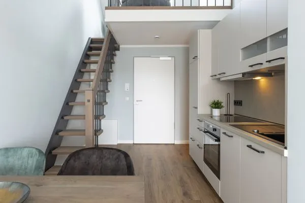 Küche / Küchenzeile Sturmfrei Ferienwohnung "Galerie 2"