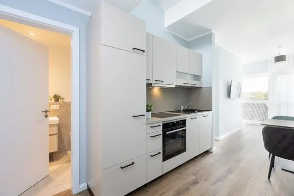 Küche / Küchenzeile Sturmfrei Ferienwohnung "Galerie 2"