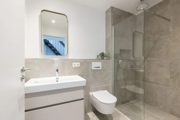 Badezimmer Sturmfrei Ferienwohnung "Galerie 2"