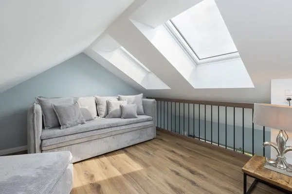 Wohnzimmer Sturmfrei Ferienwohnung "Galerie 3"