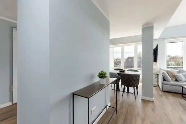 Wohnzimmer Sturmfrei Ferienwohnung "Galerie 3"