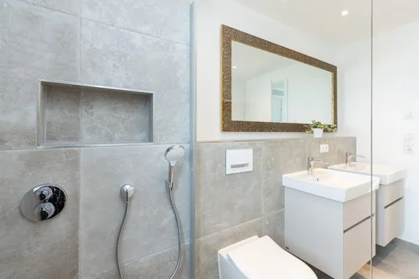 Badezimmer Sturmfrei Ferienwohnung "Galerie 3"